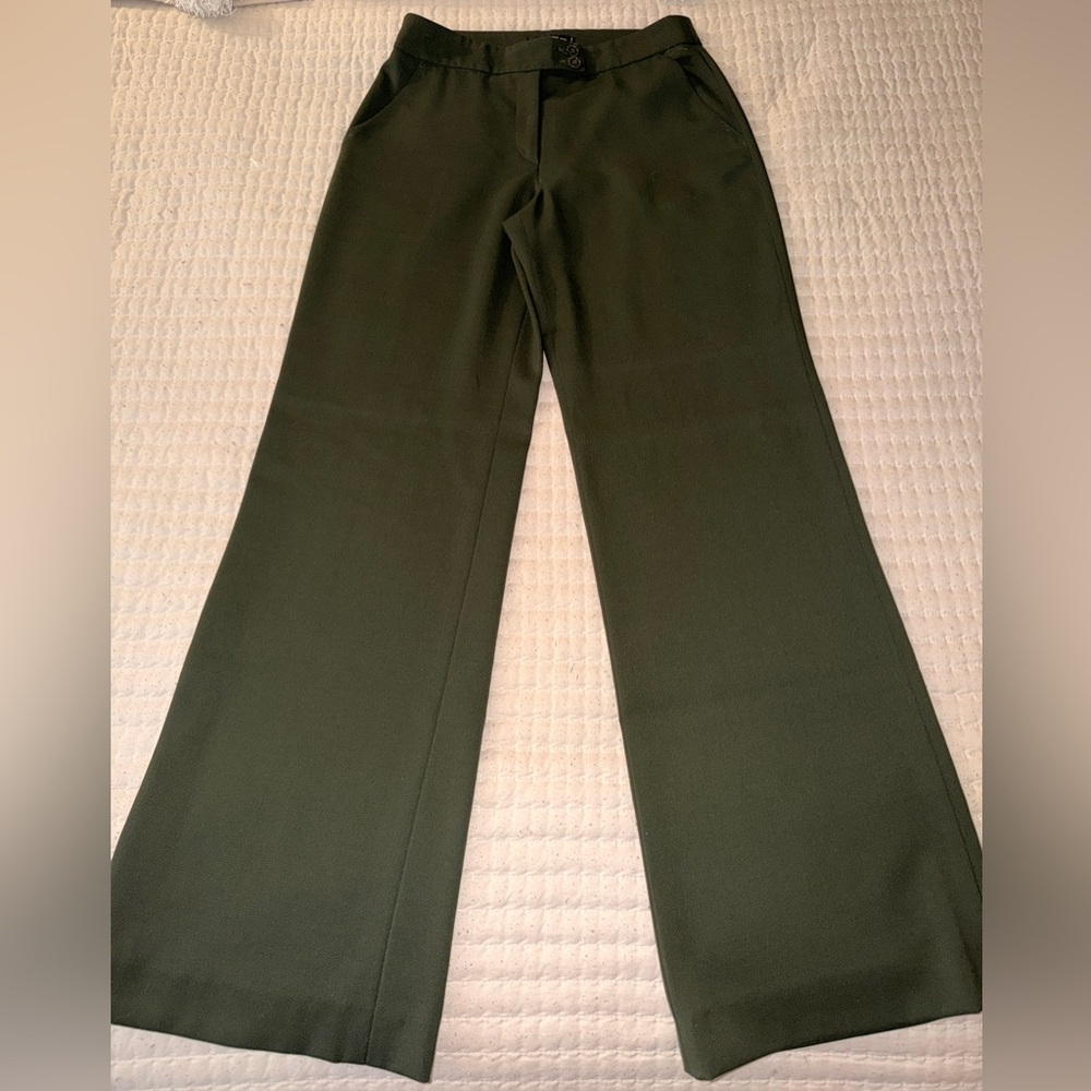Etro Women’s Dark Green Palazzo Trousers